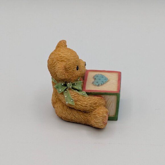 Cherished Teddies Bear with ABC "X" Block (158488X) 1995 - Picture 4 of 10